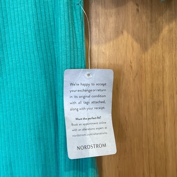 NWT Saylor x Revolve Malavika Button Down Teal Dress - Picture 5 of 11